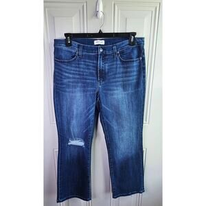 Lila Ryan Straight Leg Medium Wash Jeans Size 33 Distressed Cortland Ankle